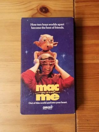 Mac And Me (1988) On Vhs Rare Oop Cult Sci - Fi Adventure Orion Home Video