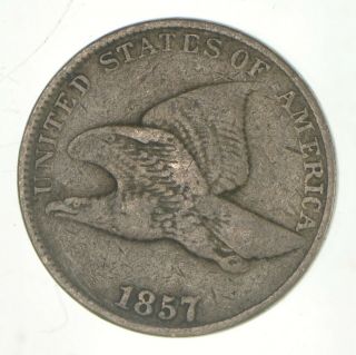 Crisp - 1857 - Flying Eagle United States Cent - Rare 979