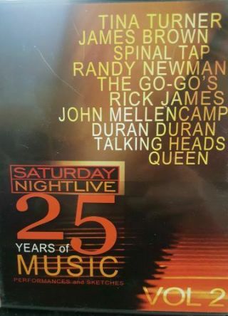 Saturday Night Live - 25 Years Of Music - Vol.  2 - (dvd,  2003) - Oop/rare - W/insert