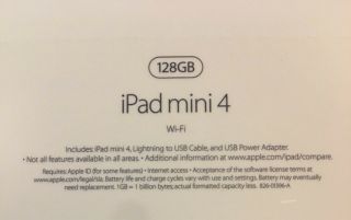 Apple iPad mini 4 128GB,  Wi - Fi,  7.  9in - Gold WOW Rarely,  in orig box 4
