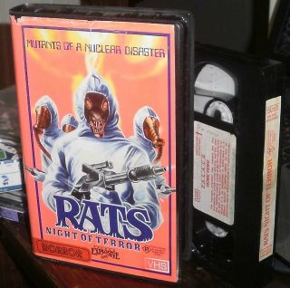 Rats - Night Of Terror (1984) Vhs Video Tape Palace Explosive Video Rare