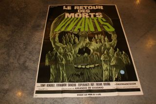 Tombs of the blind dead 1973 french poster rare vintage horror de ossorio 2