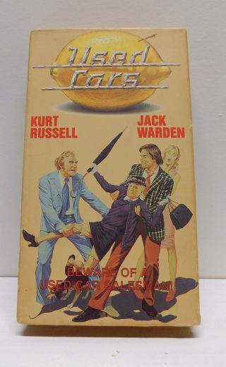 Cars (vhs,  1995) Kurt Russell Rare Tape