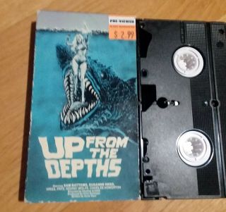 Horror - Up From The Depths Vhs Rare Movie Gore Cult Slasher Sex