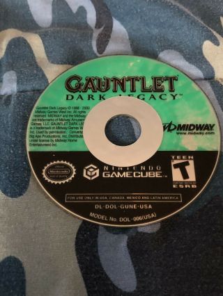 Gauntlet: Dark Legacy Nintendo Gamecube Disc Only Rare Gc