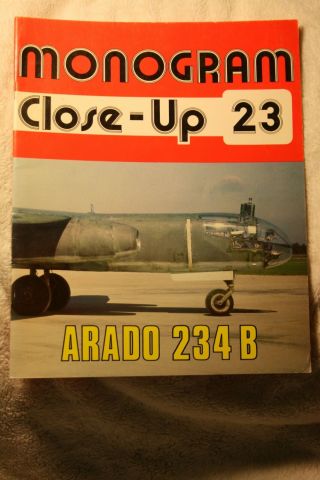 Monogram Close Up Volume 23 Arado Ar234 B Vg,  Rare