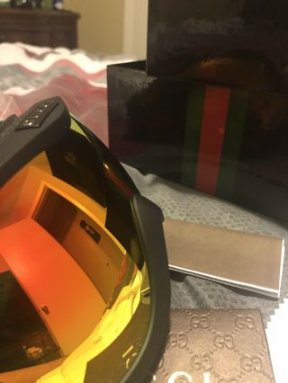 Gucci Sunglasses Ski Goggle Rare Orange Lens