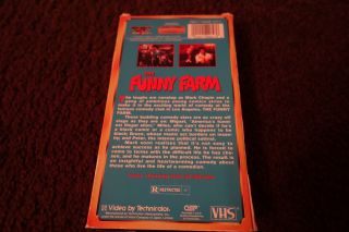 The Funny Farm Rare & OOP 80 ' s Comedy Movie Starmaker Home Video Release VHS 4