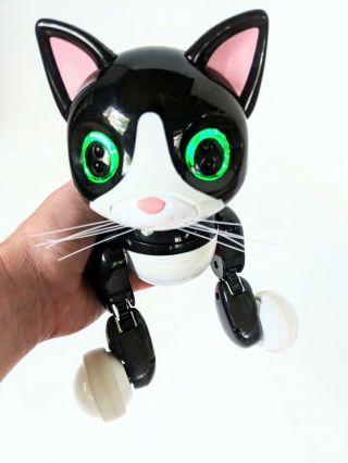❤️ Zoomer Kitty Interactive Cat Pet Kitten Black/white Electronic Kids Toy.  Rare