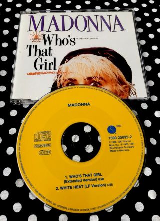 Madonna - Who’s That Girl Rare Cd Single