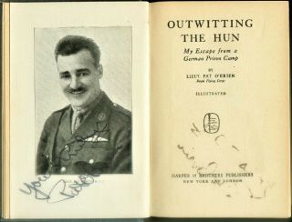 1918 Royal Flying Corps Ww1 Pilot Autograph Book Lt.  Pat O 