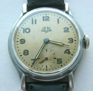 Rare Glashutte Germany Wristwatch Gub Cal.  60 - 101124