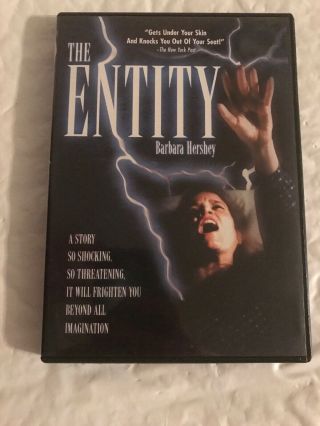 The Entity (dvd) Anchor Bay Rare Oop Htf Horror Scary
