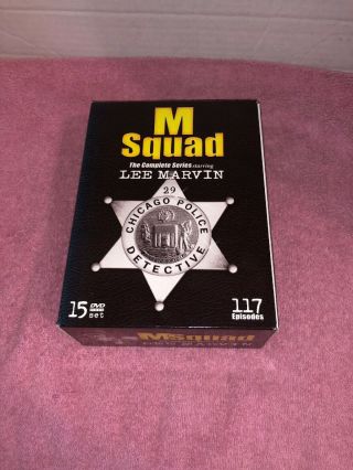 M - Squad (dvd,  2008,  15 - Disc Set) Rare Oop Dvd Out Of Print Estate Item