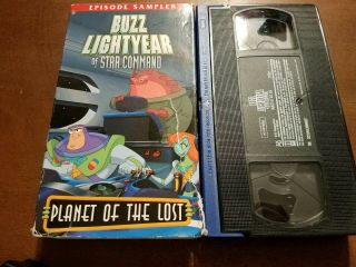 Rare Buzz Lightyear Of Star Command Planet Of The Lost Vhs Episode Sampler