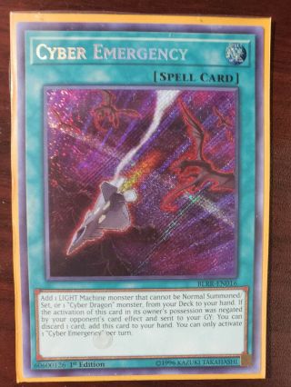 Cyber Emergency (secret Rare) Yugioh