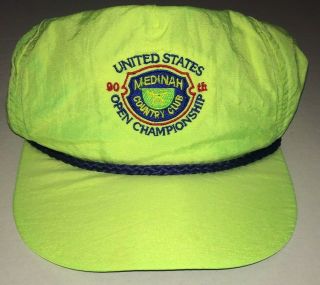 Rare 90th Us Open Championship Medinah Country Club Hat Cap Rope Hat