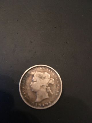 Canada Canadian Quarter 25 Cents 1885 Victoria Fine Rare