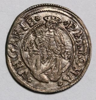 1508 K G Hungary Silver Denar Éh 646c Madonna & Child Coin Rare -