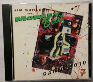 Monkey Beat & Jim Suhler Rare Radio Mojo 1993 Cd Lucky 7 Records Paul Hollis