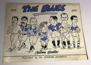 Rare,  The Blues By Norman Edwards,  Cartoon History Of Birmingham City 1875 - 1956