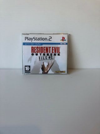 Resident Evil Outbreak File 2 Promo Disc With Cover Ps2 Very Rare