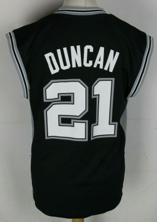 Duncan 21 San Antonio Spurs Nba Basketball Jersey Shirt Mens Small Adidas Rare