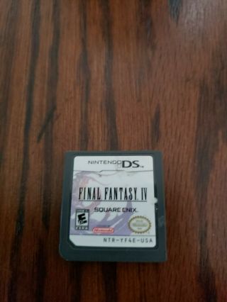 Final Fantasy Iv 4 (nintendo Ds) Lite Dsi Xl 3ds 2ds Game Ds Cart Only Rare