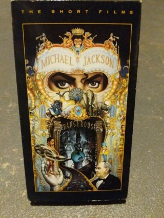 Michael Jackson Dangerous Vhs Classic Cult Rare