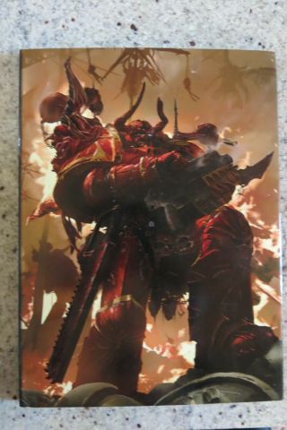 Warhammer Crimson Slaughter Codex 2013 Very Rare Hardcover With Dustjacket A