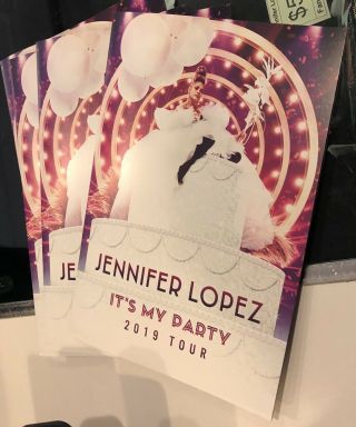 Jennifer Lopez Jlo It’s My Party Tour Book Program 2019 Rare