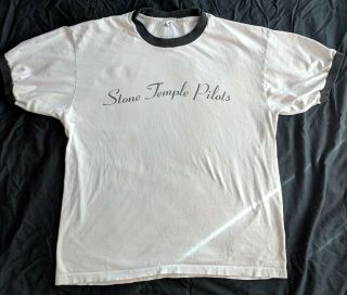 Stone Temple Pilots " Tiny Music " Promo T - Shirt - Atlantic Records - Very Rare Xl