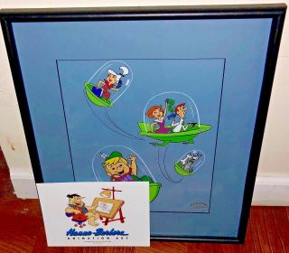 Jetsons Hanna Barbera Sericel Cel Meet George Jetson Rare Animation Edition Cell