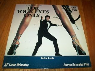 For Your Eyes Only 2 - Laserdisc Ld Full Screen Format Very Rare James Bond