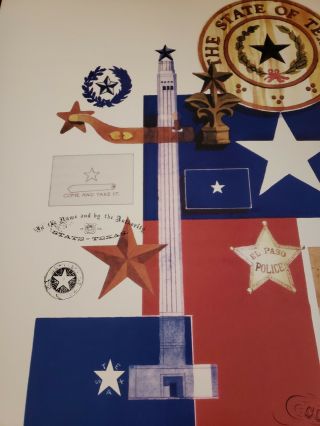 Gary Havard RARE Signed in 2002 Lone Star State of Texas Poster 5