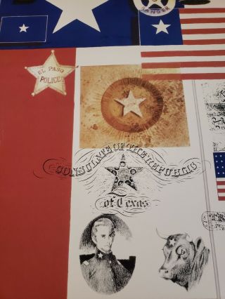 Gary Havard RARE Signed in 2002 Lone Star State of Texas Poster 7