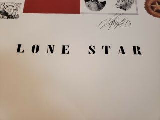 Gary Havard RARE Signed in 2002 Lone Star State of Texas Poster 8