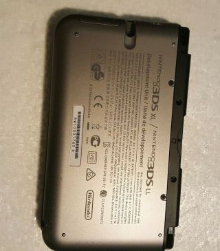 Grey Rare Color Nintendo 3DS XL Housing Hinge,  Top,  Bottom Cover Shell Parts 2