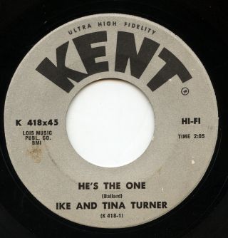 Rare R&b/soul 45 - Ike And Tina Turner - He 