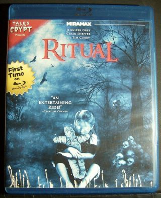 Ritual (blu - Ray Disc,  2012) Out Of Print Rare