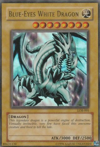 Yugioh Blue - Eyes White Dragon Lob - 001 Ultra Rare