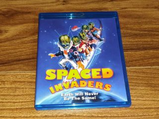 Spaced Invaders Blu - Ray,  2015 - Douglas Barr - Rare,  Oop