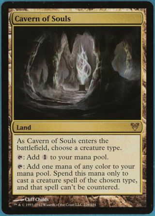 Cavern Of Souls Avacyn Restored Spld Land Rare Magic Mtg Card (35581) Abugames