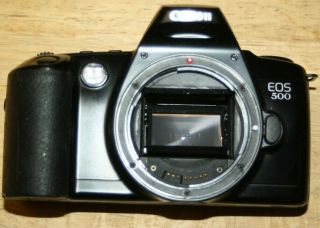 Canon Eos 500 35mm Slr Film Camera Body Rare Black
