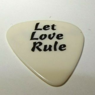 Vintage Lenny Kravitz Let Love Rule 1990s Signature Guitar Pick Ultra Rare