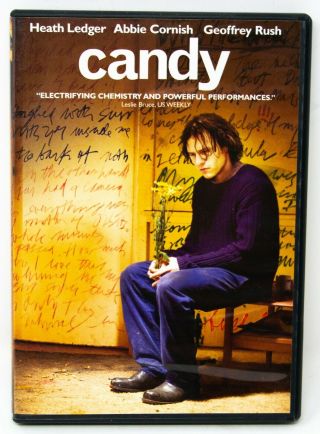 Candy (dvd,  2007) Rare,  Oop Heath Leger Heroin Addiction Abbie Cornish