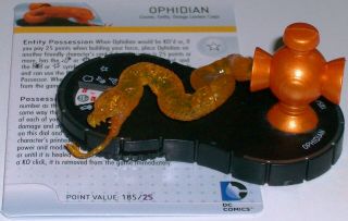 Ophidian 063 War Of Light Dc Heroclix Chase Rare Orange Lantern Entity