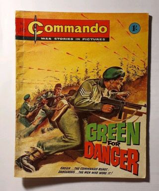 Commando Comic No 145 Green For Danger Very Rare