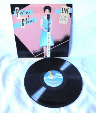 Patsy Cline - Live At The Opry Lp Nm 1988 Rare Country Willy Nelson