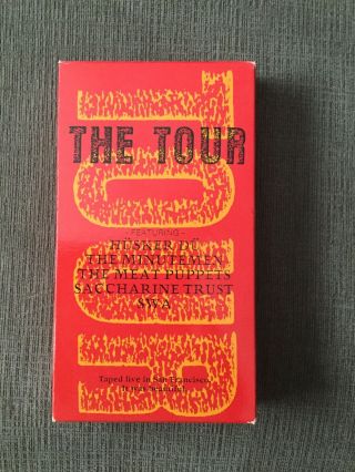 The Tour Vhs Husker Du The Minutemen The Meat Puppets Saccharine Trust Swa Rare
